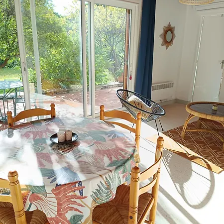 Maison Les Agrumes, 5' De La Mer, Climatisation, Jardin, Parking